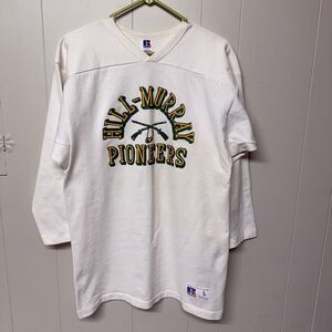 VTG Russell Athletic Jersey Shirt Football USA Hill Murray Pioneers Men L Read*